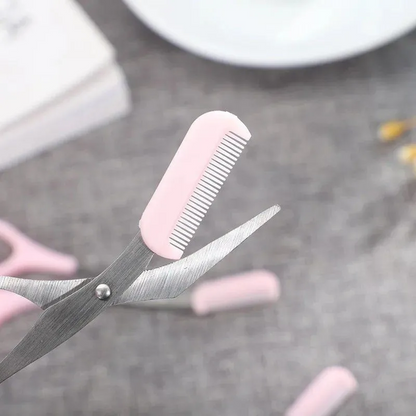 EyebrowScissors™ – Ergonomiske Præcisions Øjenbrynssaks Og Sikkerhedskam