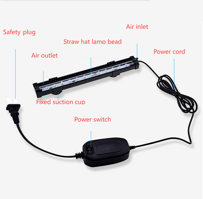 Ledsen™ GlowBubble: Fargerikt LED-boblelys for akvarium