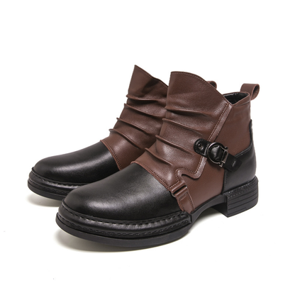 Happy™ CowboyBoots: Mænds Klassiske Britisk-Inspirerede Høj-Top Cowboy Støvler
