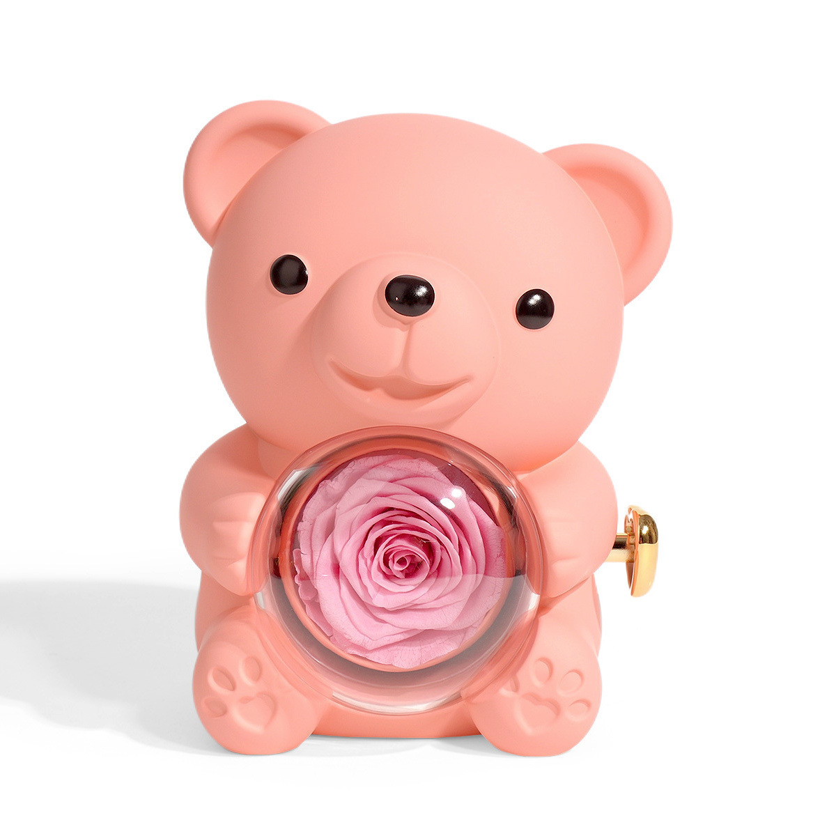 Jewelance™ TwinHearts – Roterende Rose Tvillinghjerter Halskæde Gave Smykke