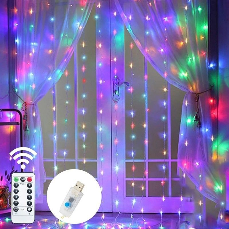 Ledsen™ CurtainLights: Nem-Installation Hyggelige Hjem LED Lyskæde Gardin Lys