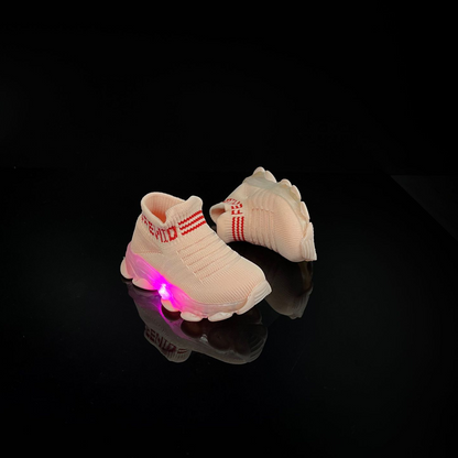 Kletshuts™ GlowShoes: Lys Op Børn Sneakers Farverig Blinker Slip På Sko