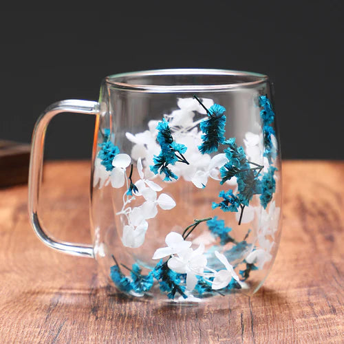 CrystalMug - Dobbelt Lagdelt Kreativ Glasskrus