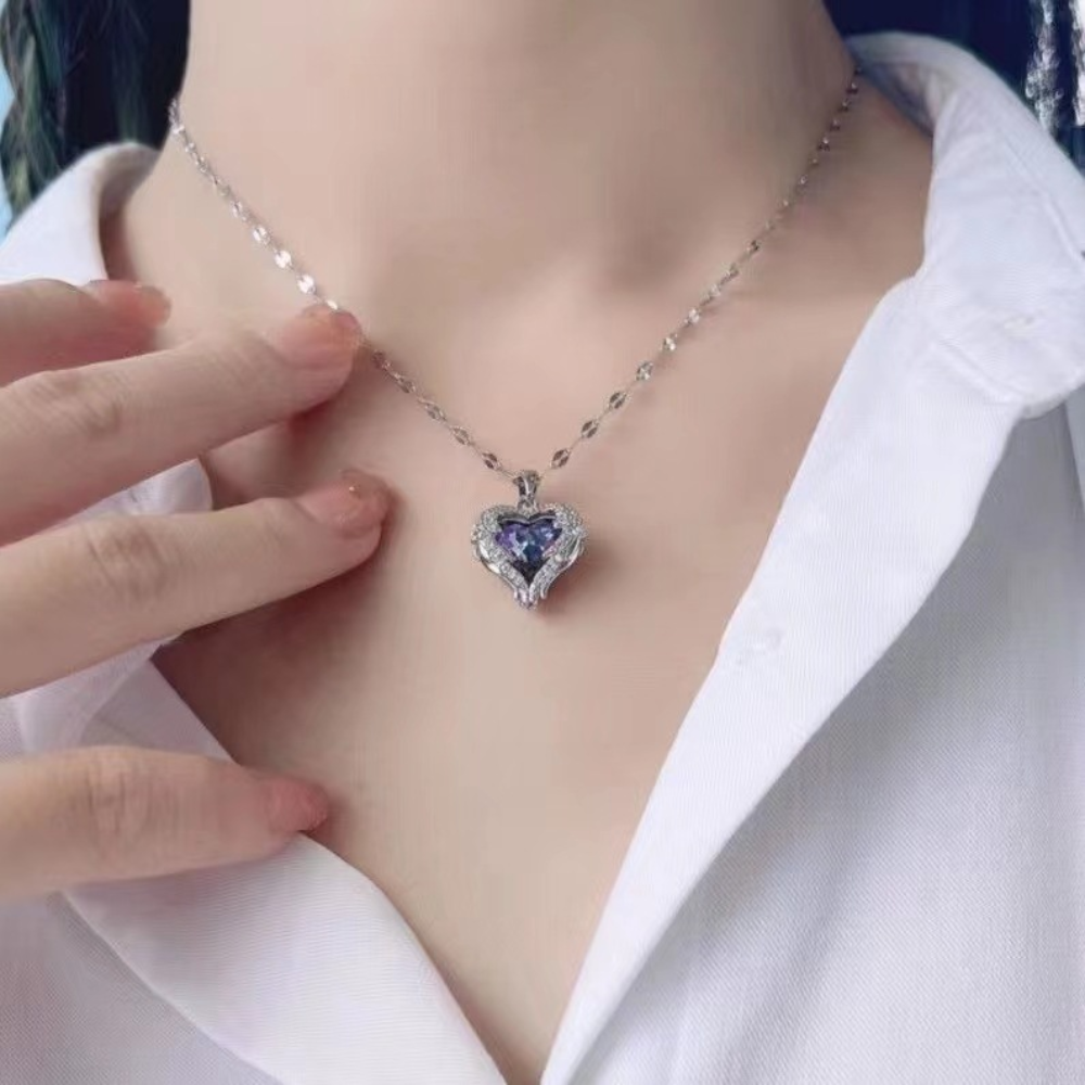 Jewelance™ CrystalHeart 1+1 GRATIS - Elegant Funklende Premium Krystal Hjerte Vedhæng