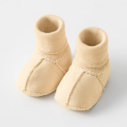 Happy™ InfantSocks 1+1 GRATIS: Elegante Varme Ruskind Krybbesikre Spedbarnssokker