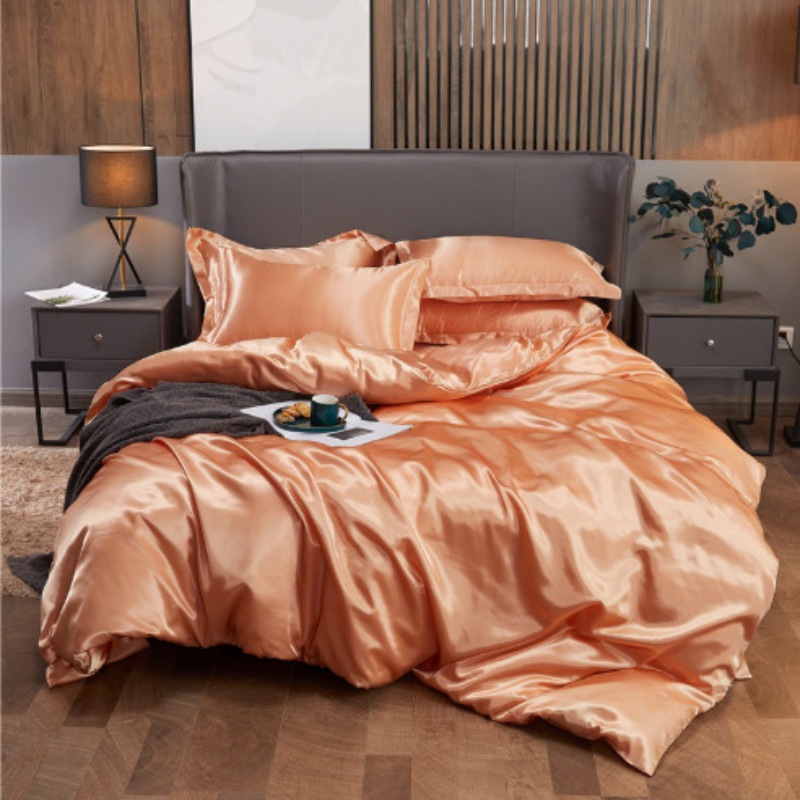 SatinSheet - Elegant Silke Glat Satin Luksuriøs Sengelagen