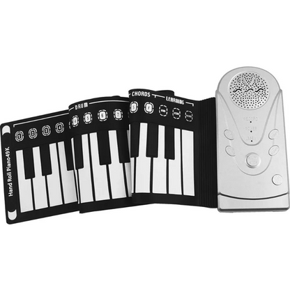 Kletshuts™ PortablePiano: Letvægts Musik Rul-Op Bærbar Klavertastatur