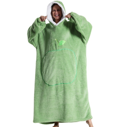Icone™ BlanketHoodie: Plysj, oversized for heldagsvarme teppehettegenser