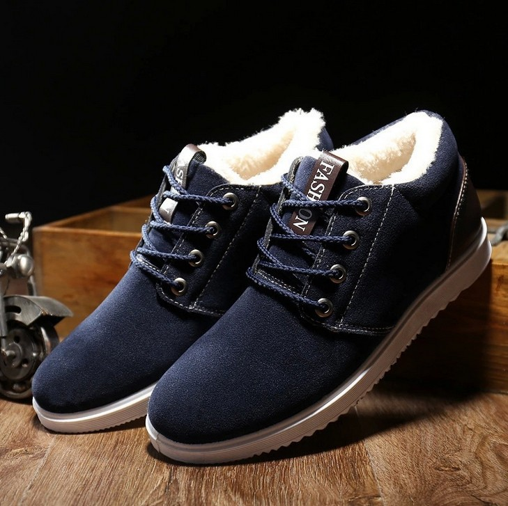 Happy™ SnugShoes: Menns Stilige Vinter Høye Snøresko