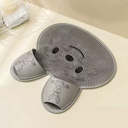 FootScrubber™ - Kaninformet Brusefodskrubber Og Massagemåtte