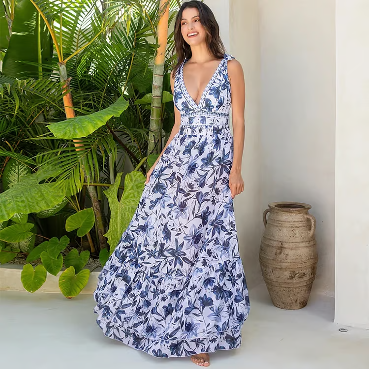 Icone™ BloomSet: Stilfull Og Komfortabel Blomsterbloom Badedrakt Med Skjørt