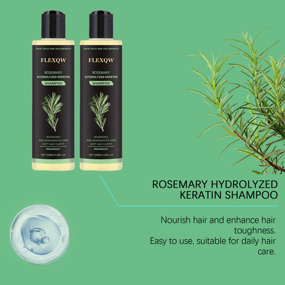 Rose® GlowShampoo 1+1 GRATIS: Naturlig Keratin Reparation Dyb Hydrering Og Strålende Glans Glow Shampoo