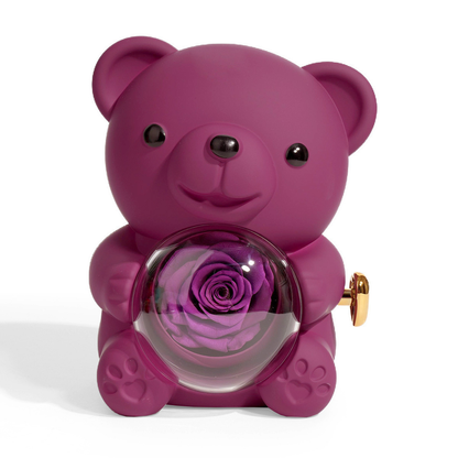 Jewelance™ TwinHearts – Roterende Rose Tvillinghjerter Halskæde Gave Smykke
