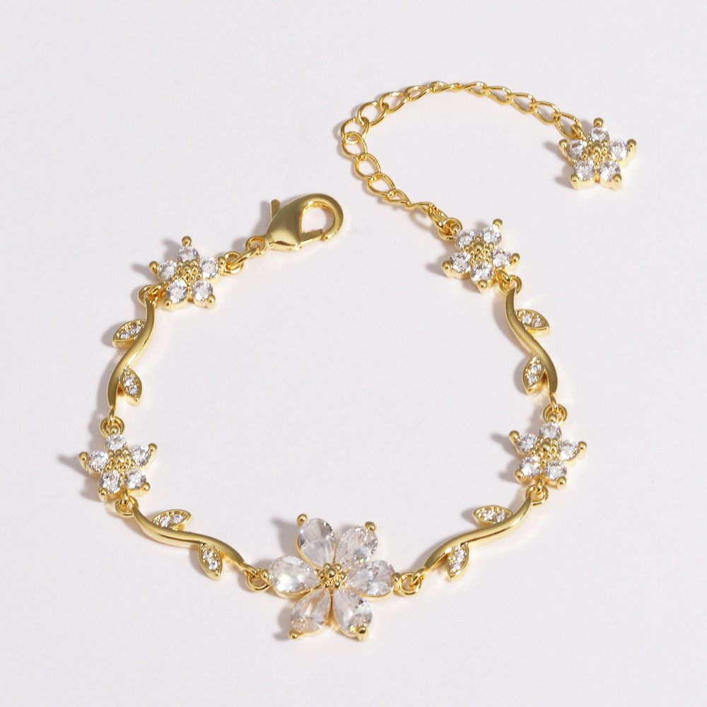 Jewelance™ BlossomBracelet 1+1 GRATIS: Blomst Petal Blossom Modearmbånd