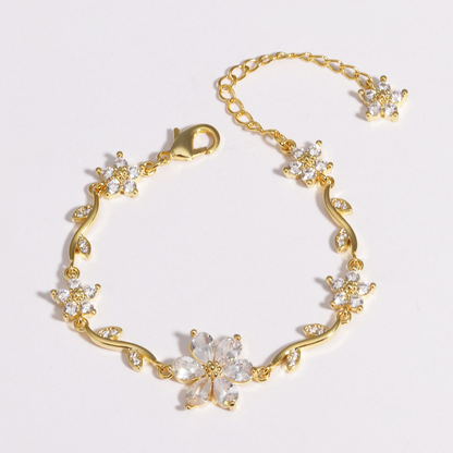 Jewelance™ BlossomBracelet 1+1 GRATIS: Blomst Petal Blossom Modearmbånd