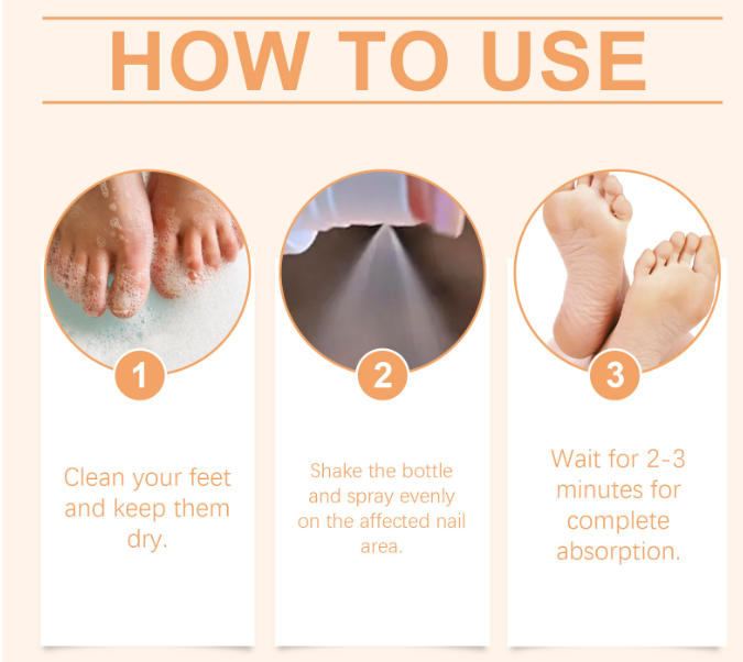 NailSpray 1+1 GRATIS - Nem At Bruge Beroligende Støtte Nail Care Repair Spray