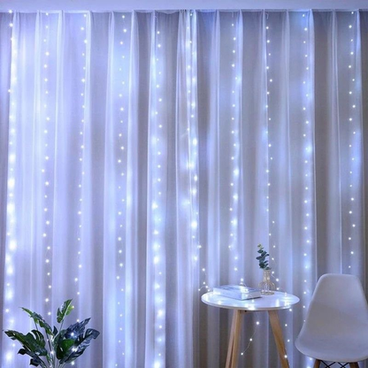 Ledsen™ CurtainLights: Nem-Installation Hyggelige Hjem LED Lyskæde Gardin Lys