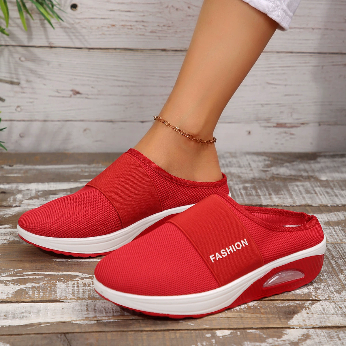 Happy™ StylishShoes: Kvinners Gåtur Slip-on Stilige Sko