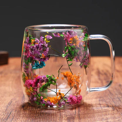 CrystalMug - Dobbelt Lagdelt Kreativ Glasskrus