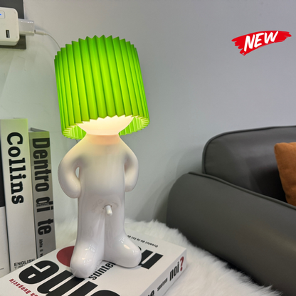 Ledsen™ BoyLamp: Sjarmerende Liten Dekorativ LED Guttelampe