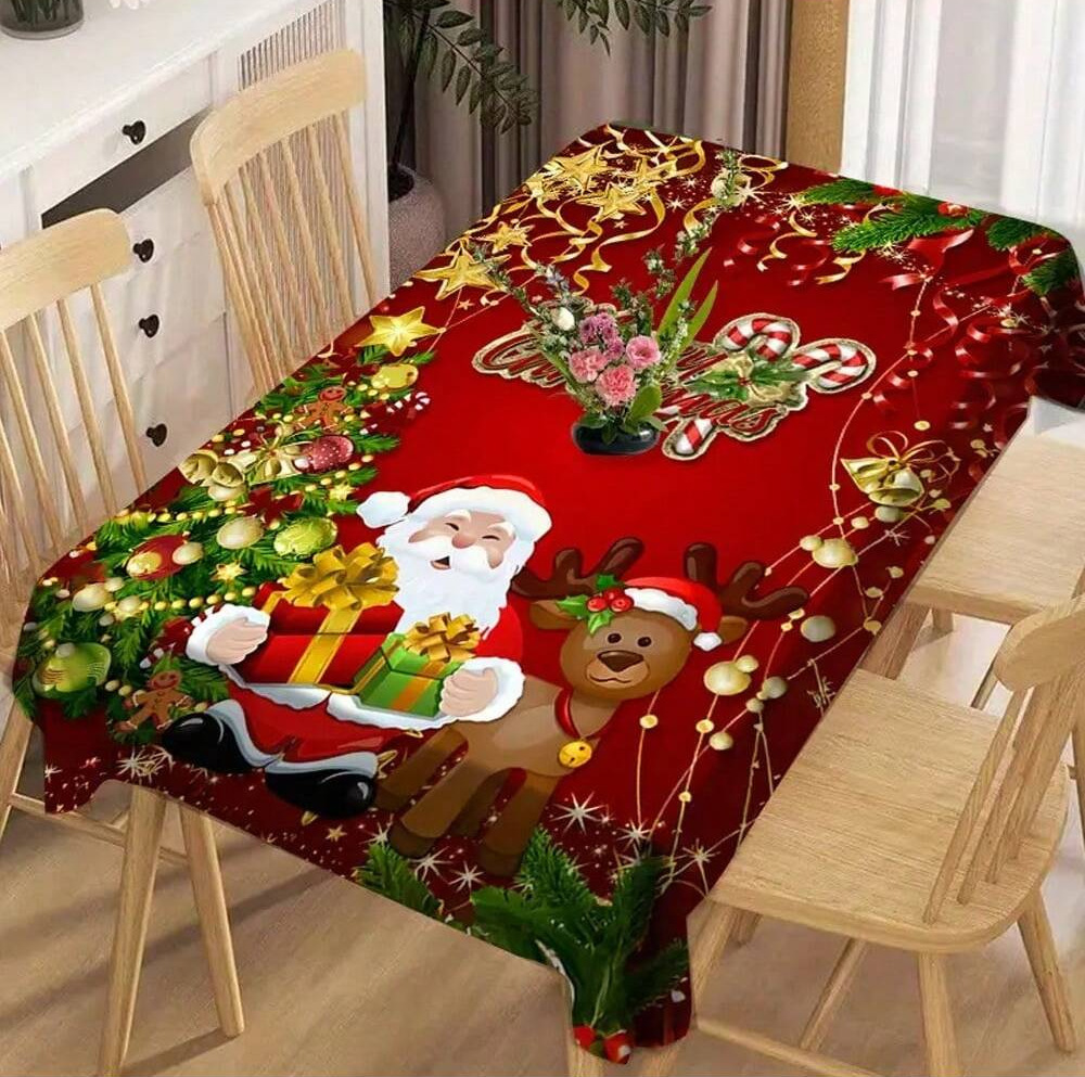 Globetrek° TableCovers: Slitesterk Rektangulær Julebordduker