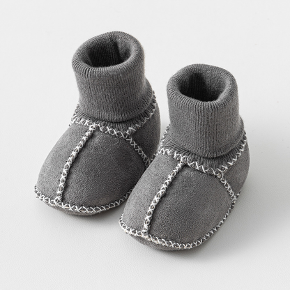 Happy™ InfantSocks 1+1 GRATIS: Elegante Varme Ruskind Krybbesikre Spedbarnssokker