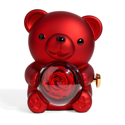 Jewelance™ TwinHearts – Roterende Rose Tvillinghjerter Halskæde Gave Smykke