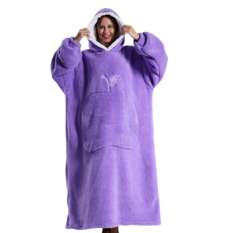 Icone™ BlanketHoodie: Plysj, oversized for heldagsvarme teppehettegenser