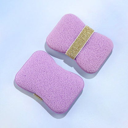 ExfoliatorSponge 1+1 GRATIS: Badesåpebesparer, Eksfolierende Dusjsvamp