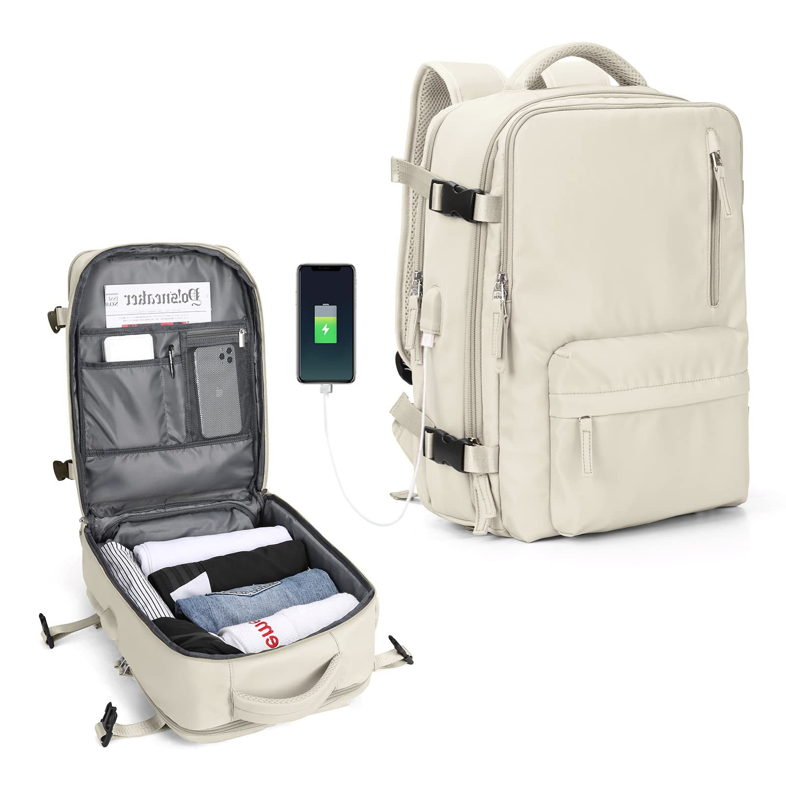 Icone™ TravelPack: Stor, holdbar og vanntett reiseryggsekk
