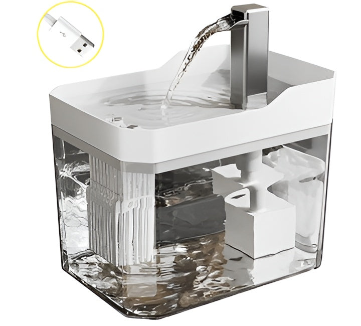 Catfri® WaterFountain: Smart Automatisk Kjæledyr Vannfontene