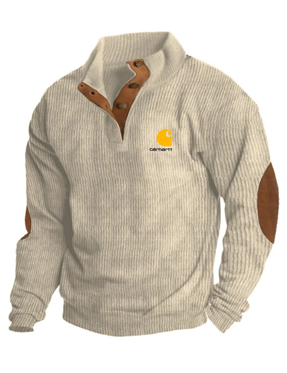 Icone™ CorduroySweatshirt: Avslappet Langermet Corduroy Genser