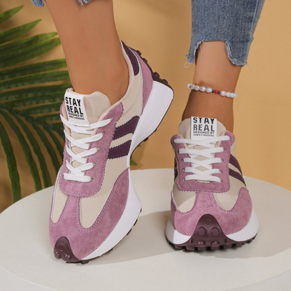 Happy™ PlatformSneakers: Stilfulde Afslappet Letvægts Platform Sneakers