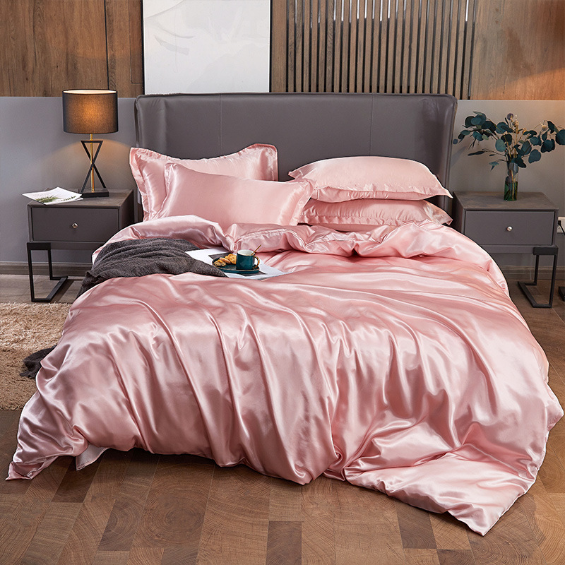 SatinSheet - Elegant Silke Glat Satin Luksuriøs Sengelagen