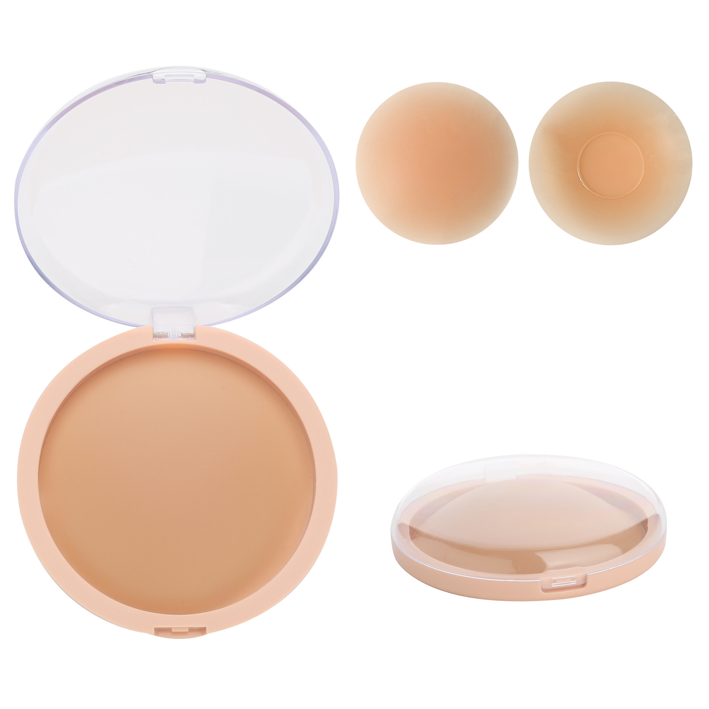 Icone™ NippleCover 1+1 GRATIS: Tynne, Matte Silikon-Klebende Brystvortedekkere
