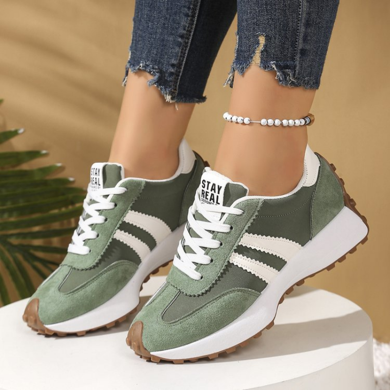 Happy™ PlatformSneakers: Stilige Avslappede Lettvekt Plattformsneakers