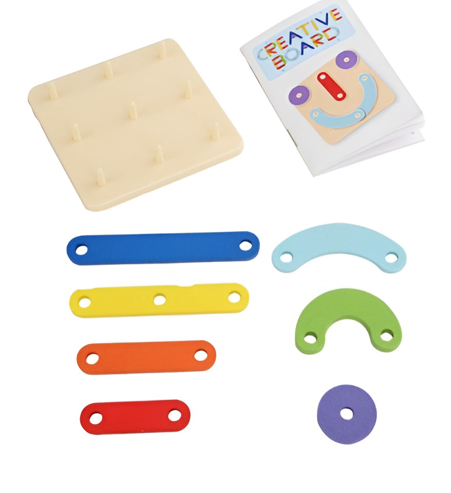 Kletshuts™ PuzzleBoard - Montessori Trepuslespill Platesett