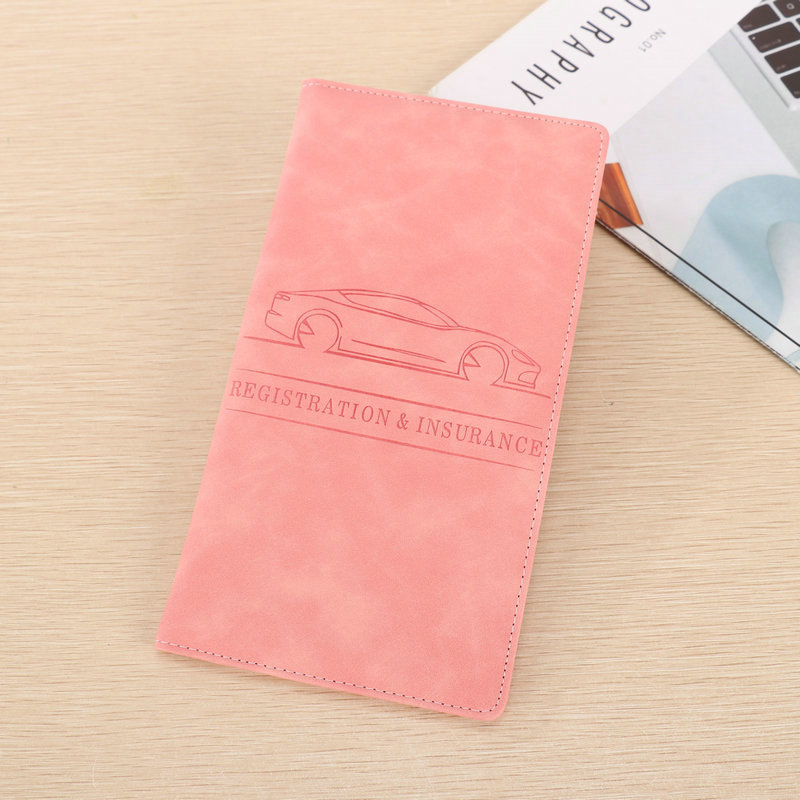 Icone™ DocumentWallet 1+1 GRATIS: Premium Bilregistrering Forsikring Organizer Dokument Lommebok