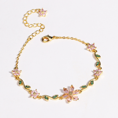 Jewelance™ BlossomBracelet 1+1 GRATIS: Blomst Petal Blossom Modearmbånd