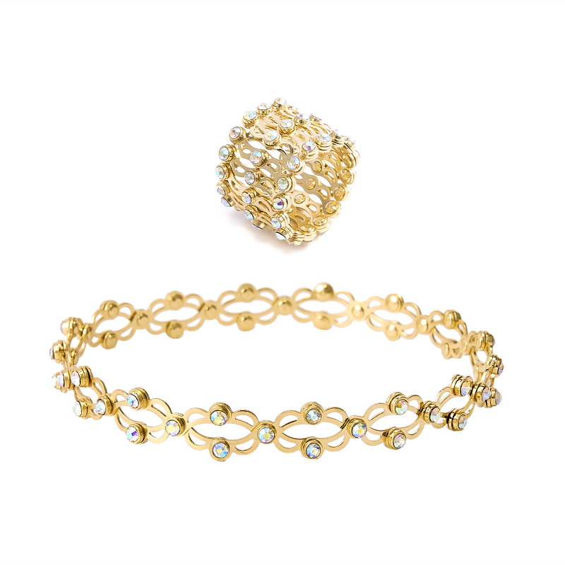 Jewelance™ FlexRing 1+1 GRATIS: Elegant Design Stilfuld Fleksibel Smykke Ring Armbånd