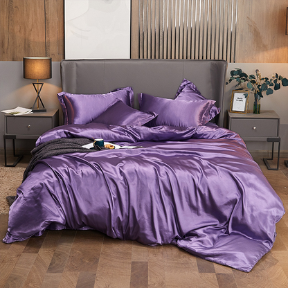SatinSheet - Elegant Silke Glat Satin Luksuriøs Sengelagen