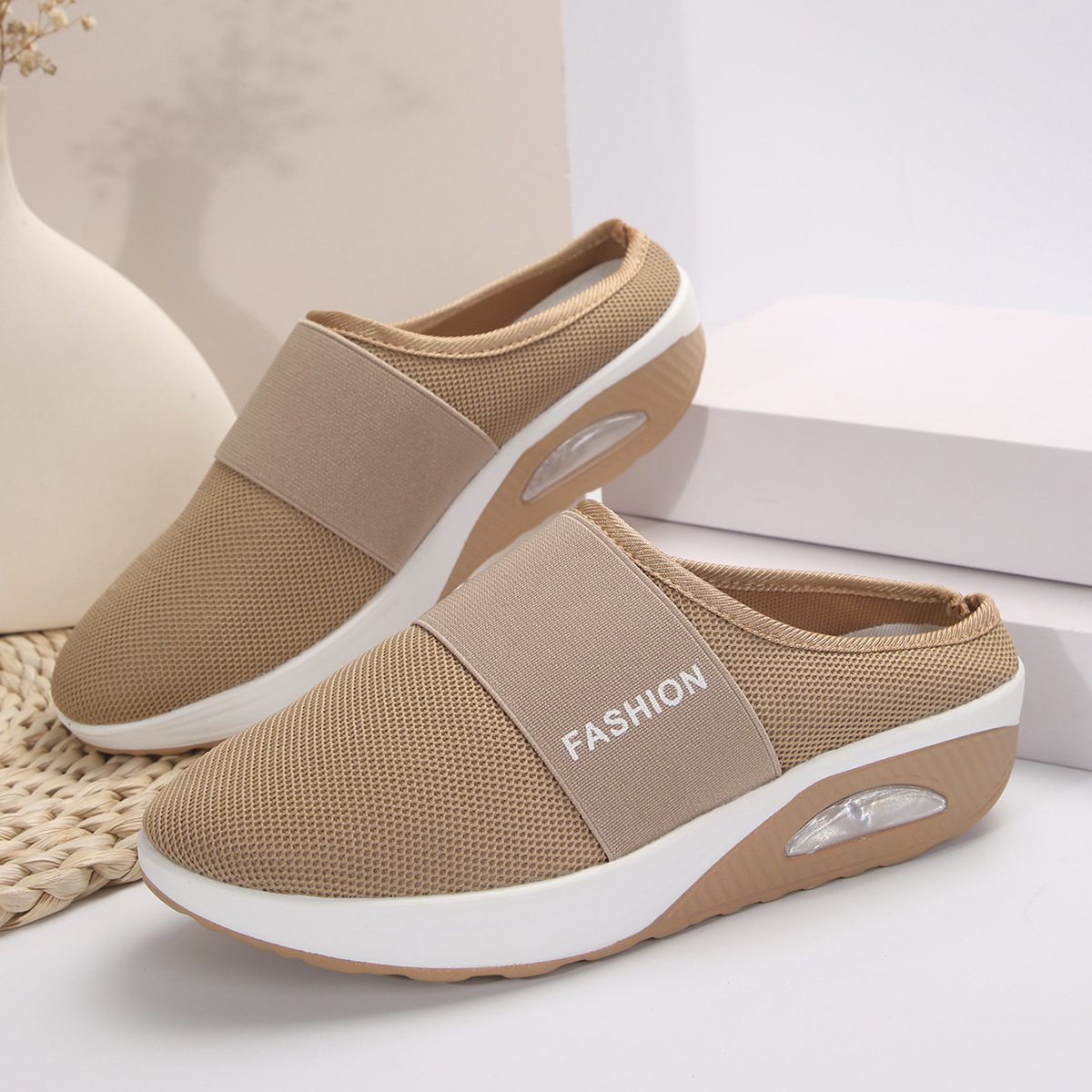 Happy™ StylishShoes: Kvinners Gåtur Slip-on Stilige Sko