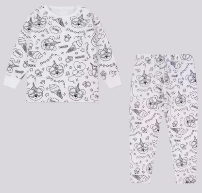 Icone™ CreativePajama - Blødt Og Hyggeligt DIY Kreativt Pyjamasæt