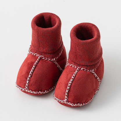 Happy™ InfantSocks 1+1 GRATIS: Elegante Varme Ruskind Krybbesikre Spedbarnssokker