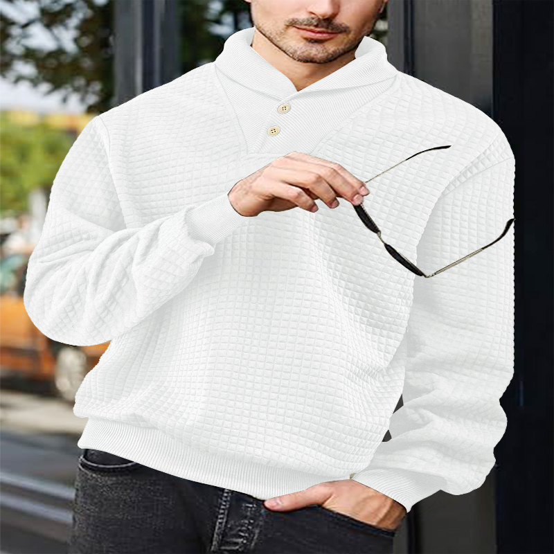 Icone™ LuxurySweater: Premium Luksus Hverdag Komfort Strikket Stil Sweater
