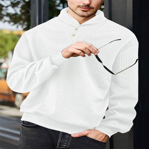 Icone™ LuxurySweater: Premium Luksus Hverdag Komfort Strikket Stil Sweater