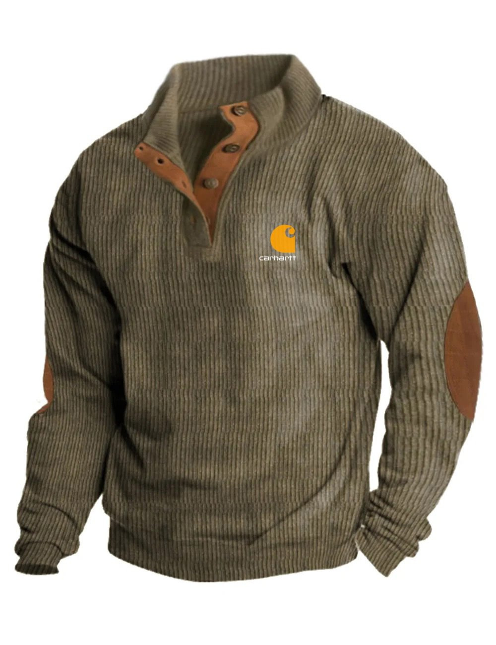 Icone™ CorduroySweatshirt: Avslappet Langermet Corduroy Genser
