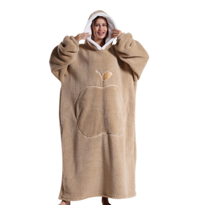 Icone™ BlanketHoodie: Plysj, oversized for heldagsvarme teppehettegenser