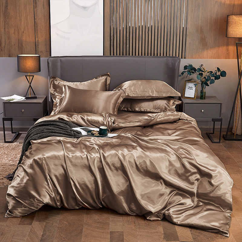 SatinSheet - Elegant Silke Glat Satin Luksuriøs Sengelagen