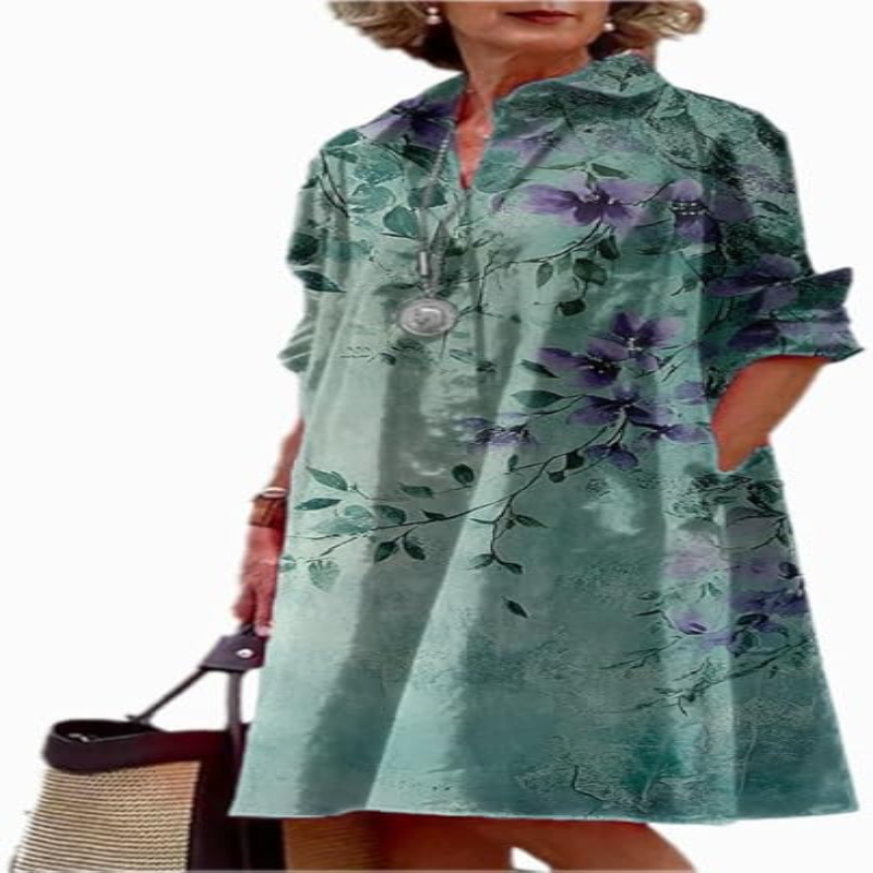 Icone™ TimelessDress: Alle Sæson Tidløs Stil Komfort Elegant Kjole